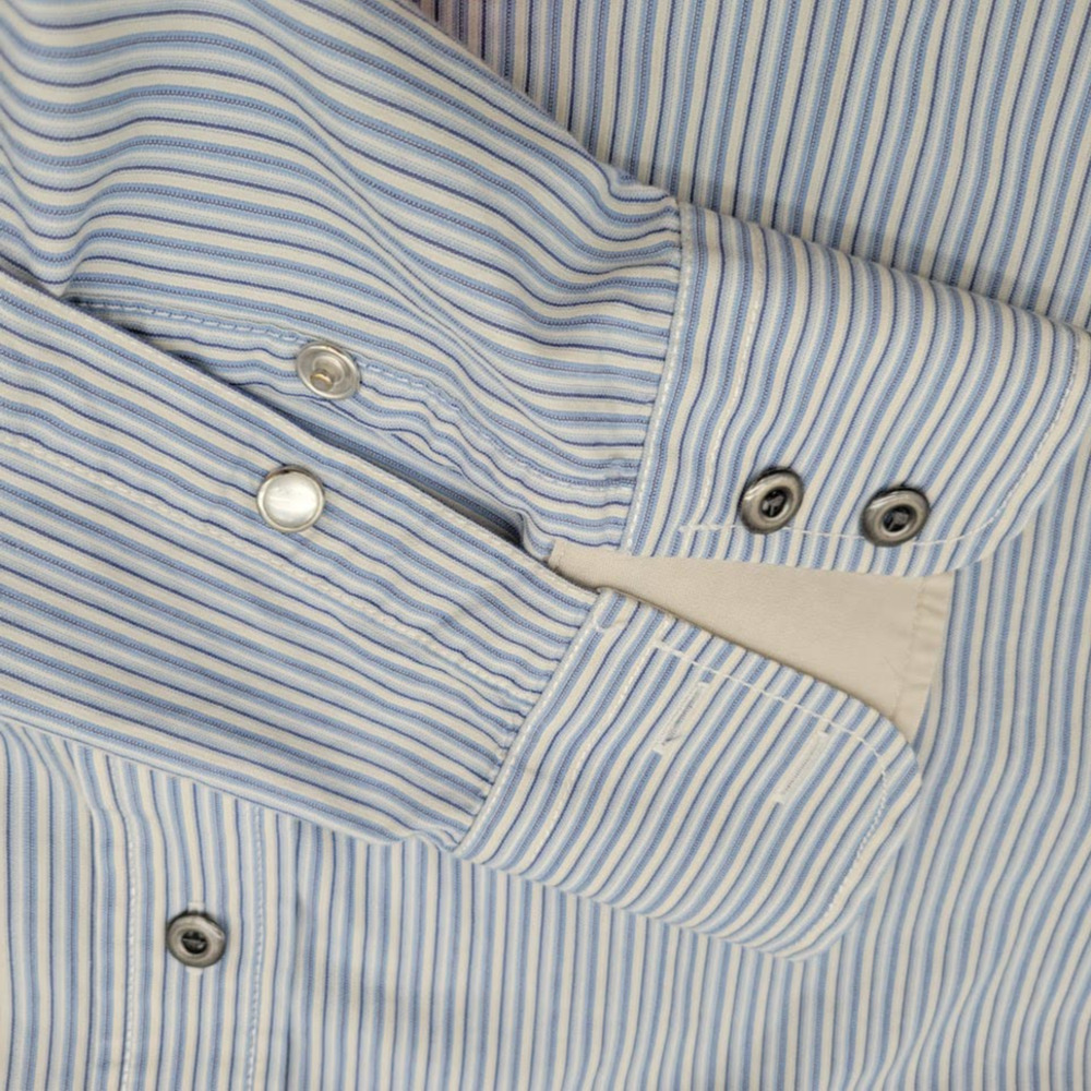 Transcript Embroidered Decorative Button Down Collar Shirt Mens Sz XL - Picture 10 of 10